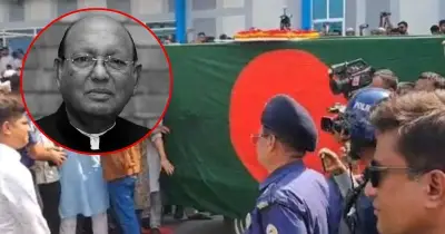 ভোলায় রাষ্ট্রীয় মর্যাদায় তোফায়েল আহমেদের দাফন সম্পন্ন