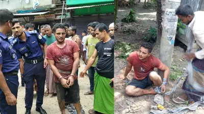 চাঁদা দাবির অভিযোগে যুবক আটক, থানায় সোপর্দ