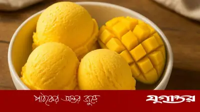 তীব্র গরমে ঘরেই বানান মজাদার আমের আইসক্রিম