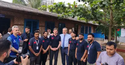 তুরস্কের পররাষ্ট্রমন্ত্রীর রোহিঙ্গা ক্যাম্প পরিদর্শন