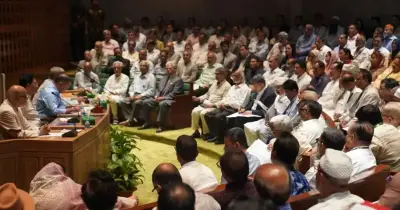 সংসদ ভবনে সরকারদলীয় সাংসদদের সভা শুরু, সভাপতি তারেক রহমান