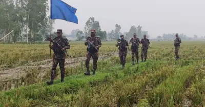 দিনাজপুর সীমান্তে উত্তেজনা নেই, নজরদারি জোরদার বিজিবির