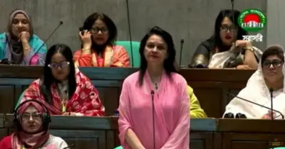 ইংরেজি-বাংলা মিশিয়ে বক্তব্য: সংসদে হাসির রোল জেবা আমিন খানের