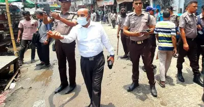 ঢাকা দক্ষিণ সিটি করপোরেশনের মোবাইল কোর্টে সড়ক-ফুটপাত উচ্ছেদ
