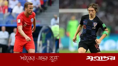ইংল্যান্ড-ক্রোয়েশিয়া ম্যাচের একাদশ ঘোষণা