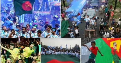 বিশ্বকাপ নিয়ে বাংলাদেশের উন্মাদনার ছবি ফিফার পেজে