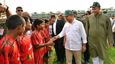 প্রাথমিক বিদ্যালয় গোল্ডকাপ ফাইনাল: চ্যাম্পিয়ন বরিশাল ও পাবনা