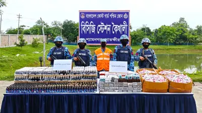 সাতক্ষীরায় বিপুল পরিমাণ ভারতীয় মাদক ও ওষুধ জব্দ, ফটিকছড়িতে জেলেরা পেল ছাগল