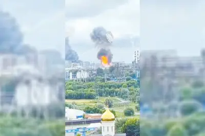 মস্কোতে ইউক্রেনের বড় ড্রোন হামলা, তেল শোধনাগারে আগুন