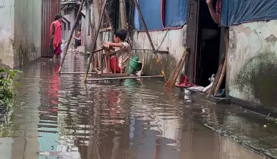 গাজীপুরের কালিয়াকৈরে ৪ দিনেও জলাবদ্ধতা, পানিবন্দী ৫০০ পরিবার