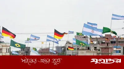 যন্ত্রের শব্দের মাঝেও জেগে ওঠে ফুটবলের স্বপ্ন, বিশ্বকাপে শ্রমিকদের উন্মাদনা