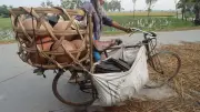 মনু নদে নৌকা চলছে বালুবাহী বাল্কহেড: একঝলক বাংলাদেশের বিভিন্ন অঞ্চলের দৈনন্দিন জীবন
