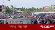 বাবা-মায়ের কবরের পাশে সমাহিত তোফায়েল আহমেদ
