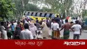 বেলকুচিতে বাসচাপায় অটোভ্যানের তিন যাত্রী নিহত