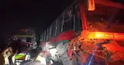 মুকসুদপুরে বাস সংঘর্ষে নিহত ২, আহত ২৫