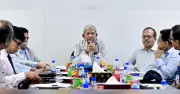 গান্ধারবপুর জল শোধনাগার পরিদর্শন বিএনপি নেতার