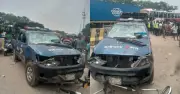 থ্রি-হুইলার আটকের জেরে হাইওয়ে পুলিশের গাড়িতে হামলা, আহত ৪