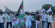 সিরাজগঞ্জে নিষিদ্ধ ছাত্রলীগের মিছিল, মাস্ক ও হেলমেট পরে মহাসড়কে