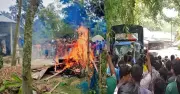 লালমনিরহাটে শিশু ধর্ষণ ও হত্যা: ১৮ পুলিশ আহত, বিজিবি মোতায়েন