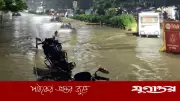 মাঝারি বর্ষণে কক্সবাজার শহর হাঁটুপানিতে, দুর্বল ড্রেনেজে স্থবির জনজীবন