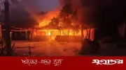 গাইবান্ধায় শিবির নেতা হত্যায় অভিযুক্তের বাড়িতে আগুন, আটক ১