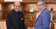 ভারতের হাইকমিশনার দীনেশ ত্রিবেদীর রাষ্ট্রপতির কাছে পরিচয়পত্র পেশ