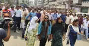 নৈরাজ্য ও ষড়যন্ত্রের বিরুদ্ধে ছাত্রদল-মৎস্যজীবী দলের যৌথ মিছিল