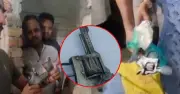 মাদ্রাসার নির্মাণাধীন টয়লেট থেকে পিস্তল ও গুলি উদ্ধার