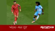 প্রথমার্ধ শেষে পর্তুগাল-ডিআর কঙ্গো ১-১ সমতায়