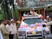 ৩৬ বছর পর ছাদখোলা জিপে বিদায় নিলেন শিক্ষক আব্দুল হালিম