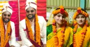 টাঙ্গাইলে যমজ দুই ভাইয়ের সঙ্গে যমজ দুই বোনের বিয়ে