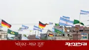 যন্ত্রের শব্দের মাঝেও জেগে ওঠে ফুটবলের স্বপ্ন, বিশ্বকাপে শ্রমিকদের উন্মাদনা