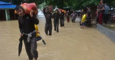বন্যায় বিপর্যস্ত ১১ জেলায় বিজিবি মোতায়েন, উদ্ধার-ত্রাণ কার্যক্রম জোরদার