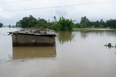 হবিগঞ্জে খোয়াই নদের বাঁধ ভেঙে ২৫ গ্রাম প্লাবিত, পানিবন্দী শত শত পরিবার