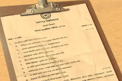 যাদবপুর বিশ্ববিদ্যালয়ের ভর্তি পরীক্ষার প্রশ্নপত্র: সৃজনশীলতার এক অনন্য উদাহরণ