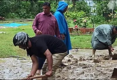 বান্দরবানে ভূমিধসে কেন্দ্রীয় বৌদ্ধ বিহার ক্ষতিগ্রস্ত
