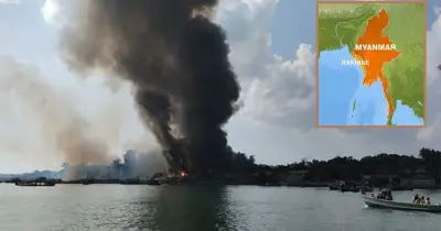 মিয়ানমারে বিমান হামলায় বেসামরিক হতাহত, দেশত্যাগের সংখ্যা ৬ লাখ ৮৭ হাজার
