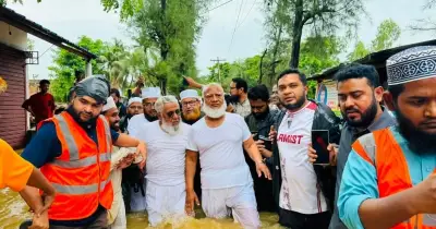 বন্যা পরিদর্শনে শফিকুর রহমান, ক্ষতিগ্রস্তদের পাশে দাঁড়ানোর প্রতিশ্রুতি