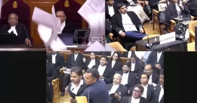 সুপ্রিম কোর্টে আবেদনকারীর ঔদ্ধত্য: বিচারপতিকে গালি, নথি ছোঁড়াছুঁড়ি