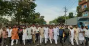 নিষিদ্ধ ছাত্রলীগের মিছিলের প্রতিবাদে গাজীপুরে ছাত্রদলের বিক্ষোভ