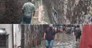 ঢাকায় টানা বৃষ্টিতে শুক্রাবাদে কোমর সমান পানি, ব্যবসায়ীদের ক্ষতি