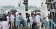 নোয়াখালীতে এমপির জন্য মাঝপথ থেকে ফেরি ফেরত, যাত্রীদের ক্ষোভ