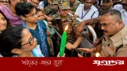 বারুইপুরকাণ্ডে মোমবাতি মিছিল, নিরাপত্তা বাহিনীর বাধা উপেক্ষা করে এগোলেন মমতা