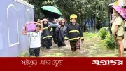 বন্যার পানিতে আটকা প্রসূতিকে উদ্ধার, হাসপাতালে পুত্রসন্তানের জন্ম