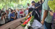 বাংলা একাডেমিতে অধ্যাপক ফজলুল হককে শেষ শ্রদ্ধা