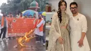 আমির খানের বিরুদ্ধে হিন্দু নারী বিয়েকে কেন্দ্র করে বিক্ষোভ, কুশপুত্তলিকা দাহ