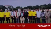 বৃষ্টি উপেক্ষা করে গাজীপুরে ফুটবল উন্মাদনা, টঙ্গী একাডেমি সেমিফাইনালে